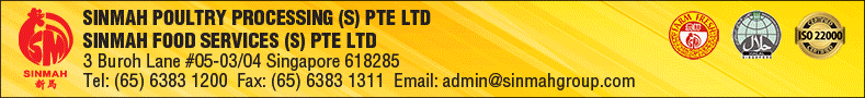 SINMAH POULTRY PROCESSING (S) PTE LTD